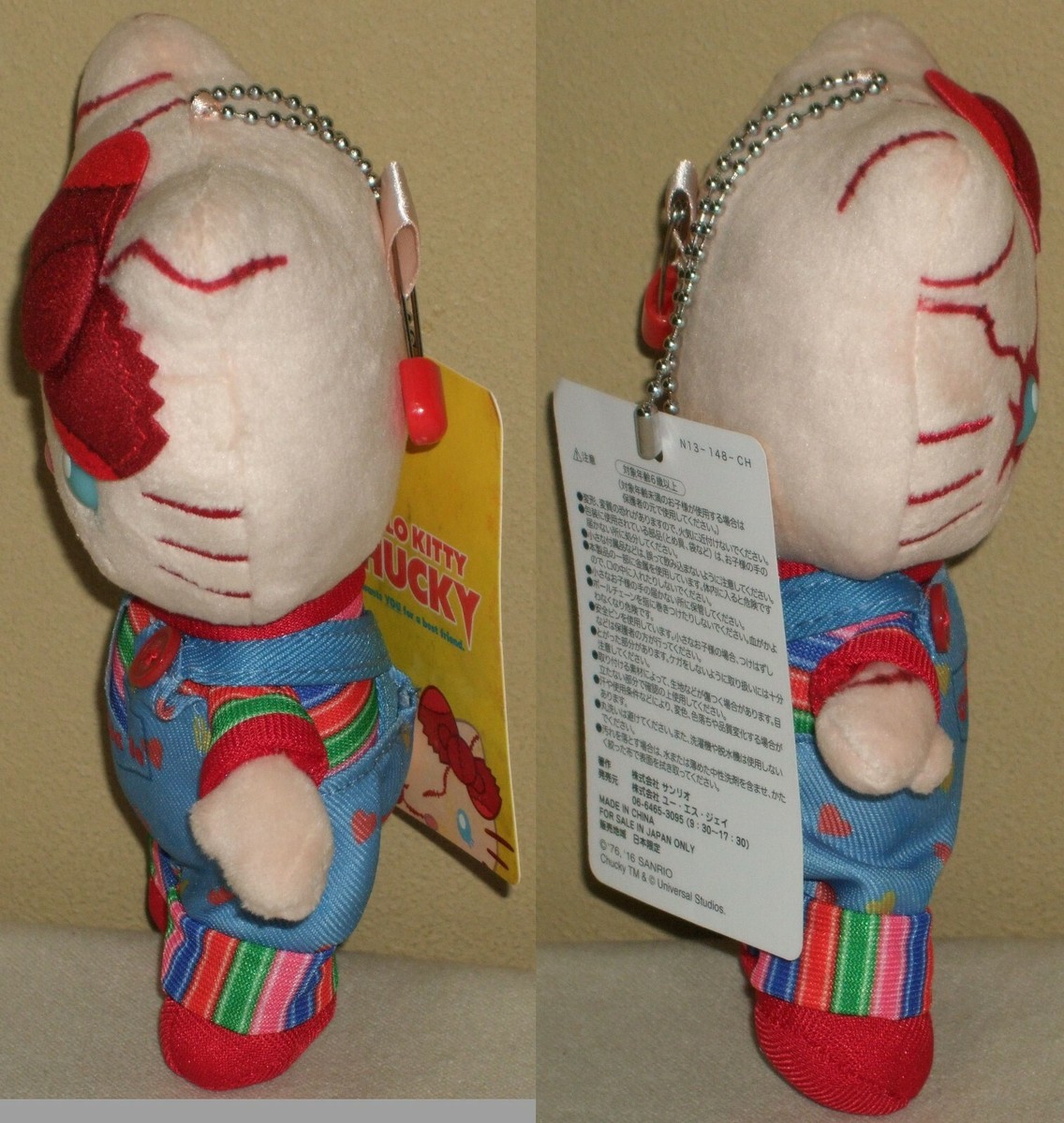 Hello Kitty x Chucky Chuckitty USJ L/E 15.5cm 6.1