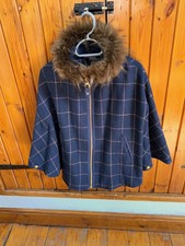 Joules Contessa Tweed Cape Coat Medium