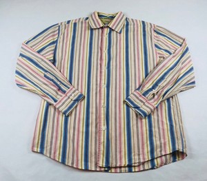 camisa rayas amarilla hombre