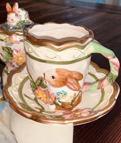 Juego de té Spring Bunny para dos - Imagen 3 de 9