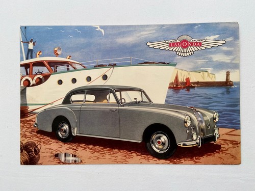 1954 LAGONDA 3-LITRE TWO-DOOR SALOON AND DROPHEAD COUPE ORIGINAL SALES BROCHURE