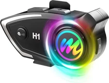 Moman Motorcycle Intercom Headset Wireless Headphone Speaker 500M Hands-Free