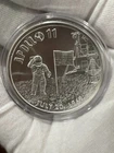 Apollo 11 50th Anniversary BU New 1oz .999 Fine Silver Round GSM IN A CAPSULE