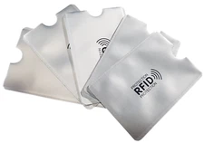 10x RFID Blocking Credit Card Protector Sleeve, Anti-Scan Secure ID Holder Cover