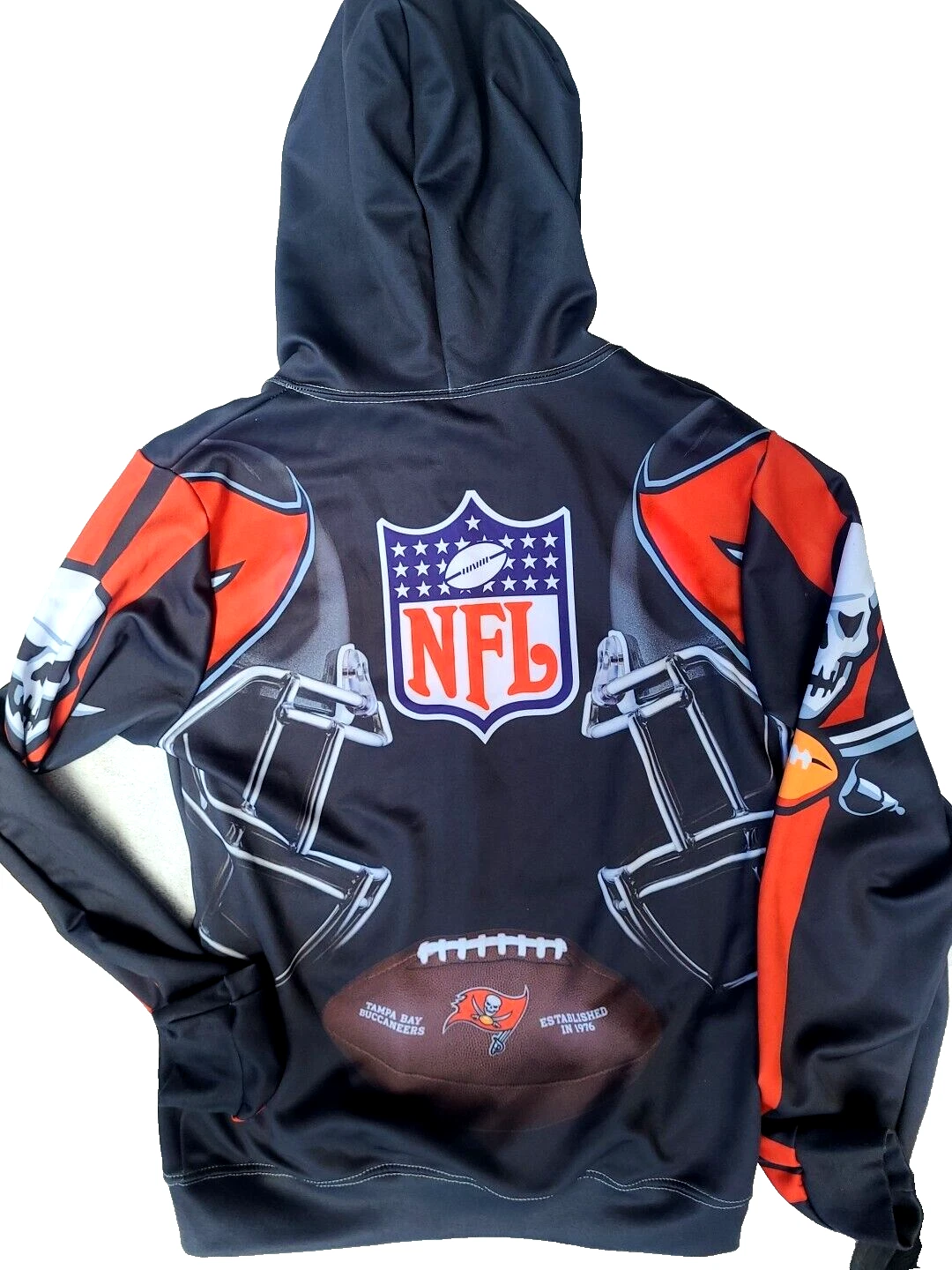 Tampa Bay Buccaneers All Over Print 3D Hoodie Size Small