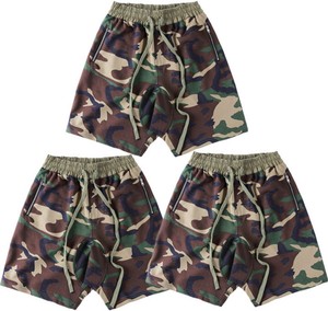 fear of god camo shorts