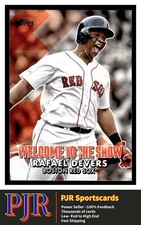 2022 Topps #WTTS-18  Rafael Devers  Boston Red Sox  Welcome to the Show