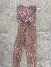 Tenth House Dance Costume Metallic Rose Gold Medium Adult Contempoary Jazz