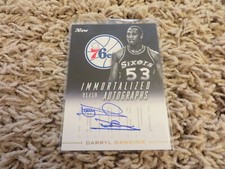 2013-14 PANINI INTRIGUE DARRYL DAWKINS SP AUTO/10 IMMORTALIZED AUTOGRAPH DECEASE
