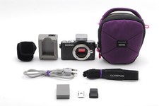   MINT w/Flash w/Case  OLYMPUS PEN Lite E-PL3 black Body only From JAPAN