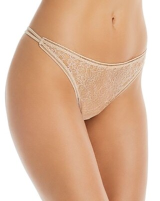 New with Tag La Perla Spell On You Lace Thong Low Rise Natural Medium M