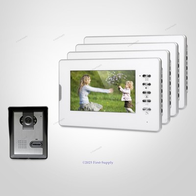 7inch Hands-free Video Door Entry Call System with Mute Mode for Home Security