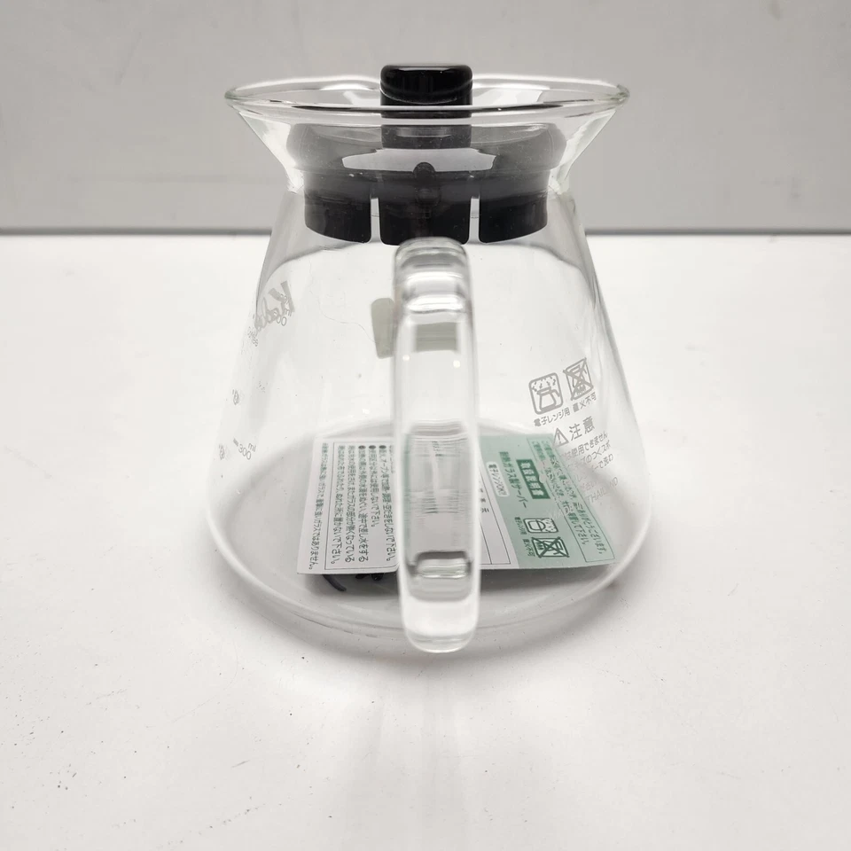 Kalita Replacement 4 Cup Glass Coffee Carafe Black Lid, Glass Handle - Image 3 of 4