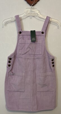 Wild Fable Womens Small Purple Knee-Length Corduroy Jumper Dress NWT! A533