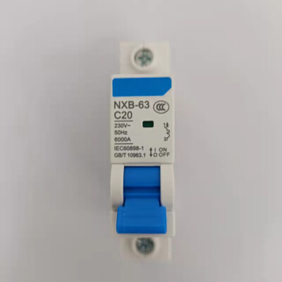 For Chint NXB-63 1P 20A Series Circuit Breaker Leakage Protector C-Type