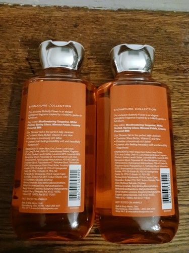 BATH AND BODY WORKS BUTTERFLY FLOWER SHOWER GEL LOT OF 2 RARE DISCONTINUED - Picture 4 of 5