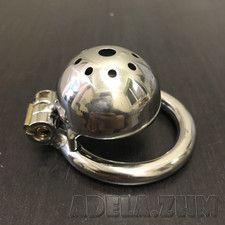 Stainless Steel Male Chastity Device Super Small Cage Men Metal Locking Belt