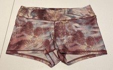 American Eagle Outfitters Women Athletic Shorts Maroon Stretch L