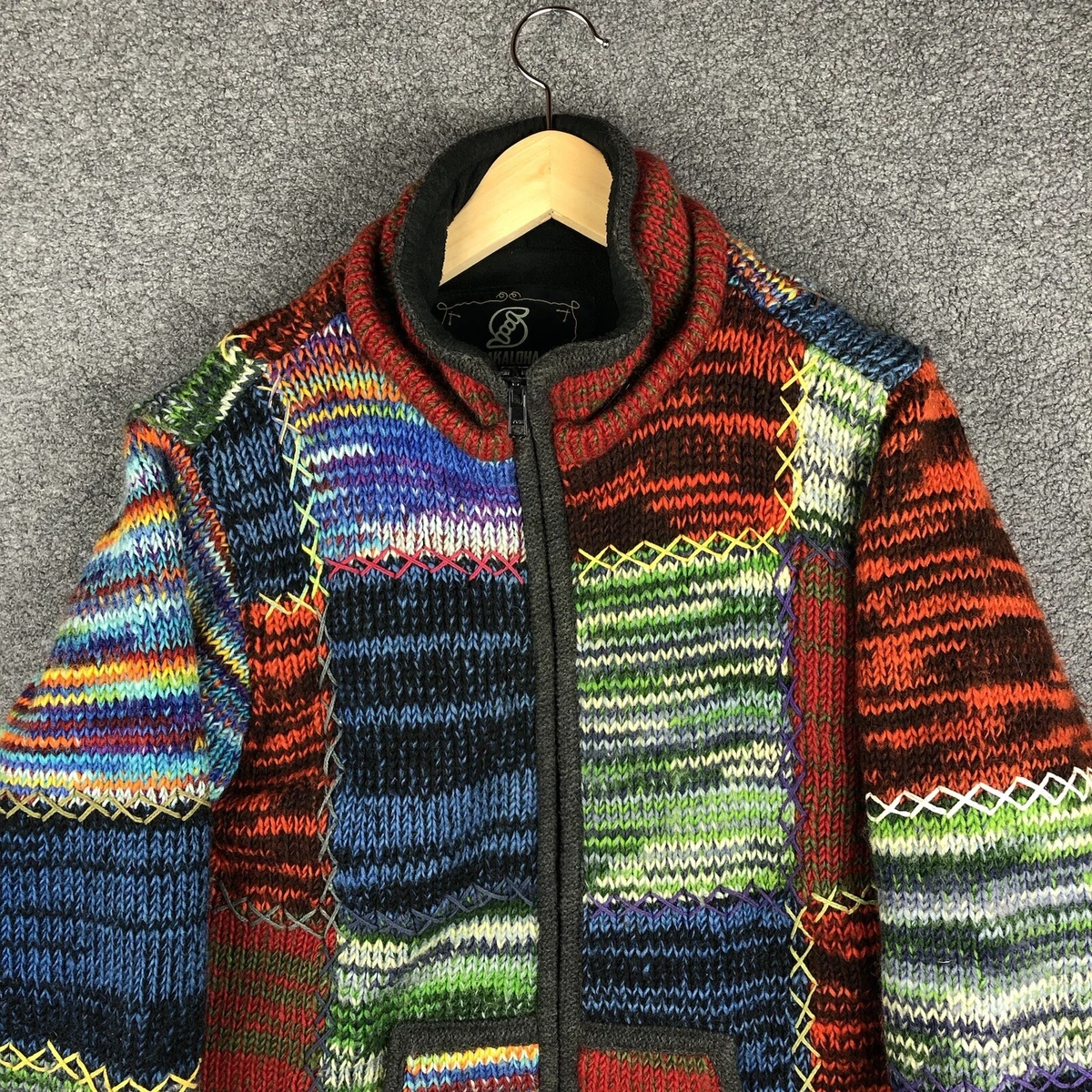 A knitted deals woollen jacket