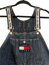 Vintage 90's Tommy Hilfiger Unisex Bib Overalls WITH DEFECT - Size M