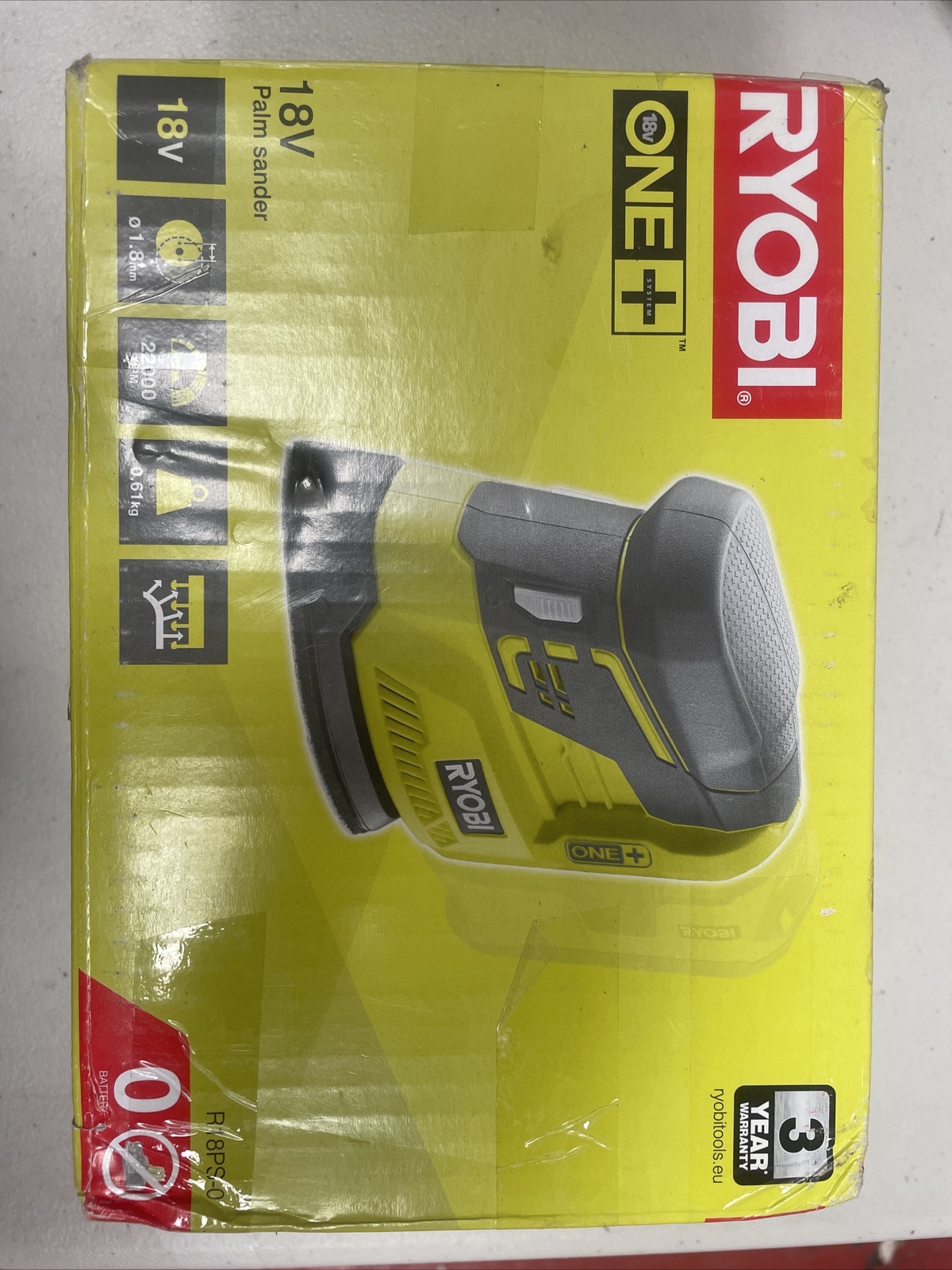 Ryobi R18PS0 ONE+ 18v Palm Sander eBay