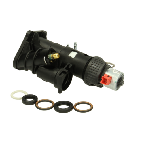 GENUINE COMPLETE VAILLANT DIVERTER VALVE 0020020015 BLACK PLASTIC VERSION