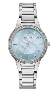 Bulova Women's Quartz Swarovski Crystal Accent Mother of Pearl 32mm Watch 96L288 - Click1Get2 Coupon&set=par1&sort_by=almost Gone