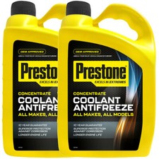 2 x Prestone Coolant Antifreeze Concentrated Universal Summer Winter -37°C 4L