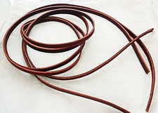 Pair of Latigo Leather Saddle Strings Horse Tack Repair Sizes Widths Ties Thongs