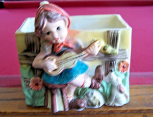 Sri Lanka Pottery - Planter - Girl