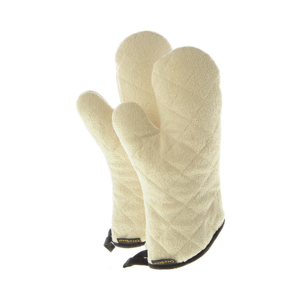 San Jamar 813TM Heavy Duty Terry Cloth Temperature Protection Oven Mitt