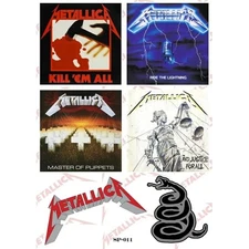 American Heavy Metal Band Sticker Pack | Master of Puppets Kill 'Em All Justice