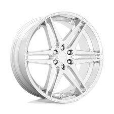 Dub 1pc S265 Dirty Dog 24x10 6x135 Chrome Wheel 24 30mm Rim