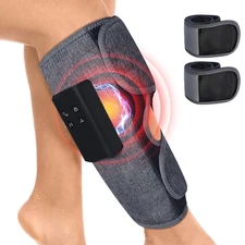 Air Compression Leg Massagers for Circulation and Pain Relief with Heat, Cord...