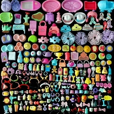 Random 25Pcs LPS Accessories Pack Lot Laptop Hat Glasses  Bow Fit LPS Cat Dog