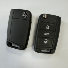 Volkswagen Flip Key Fob 3 Button Remote Genuine Oem Mqb49 5c 2g6959752ah