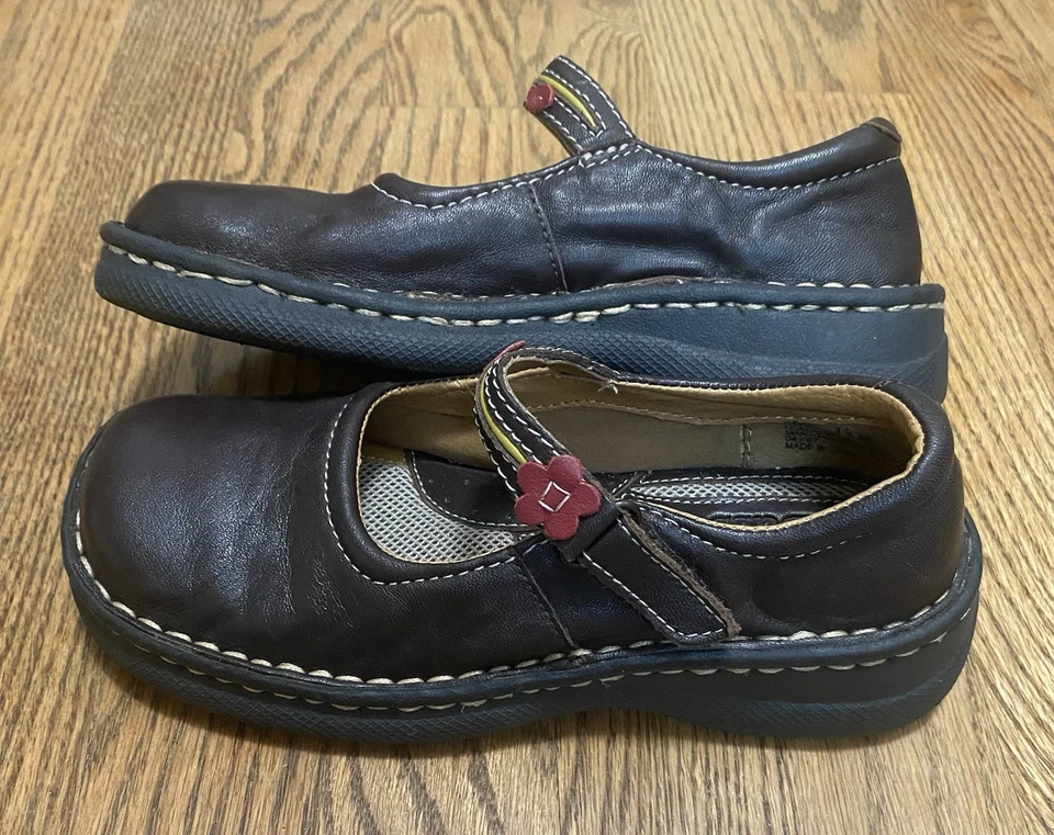 Zapatos Mary Jane Y2K Bajo Cuero Marrón Talla 1.5M Niñas Escuela Boda Fiesta Foto 2 de 4