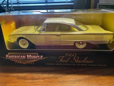 Die-cast 1960 Ford Starliner 118 Scale Ertl Collectibles American Muscle Series