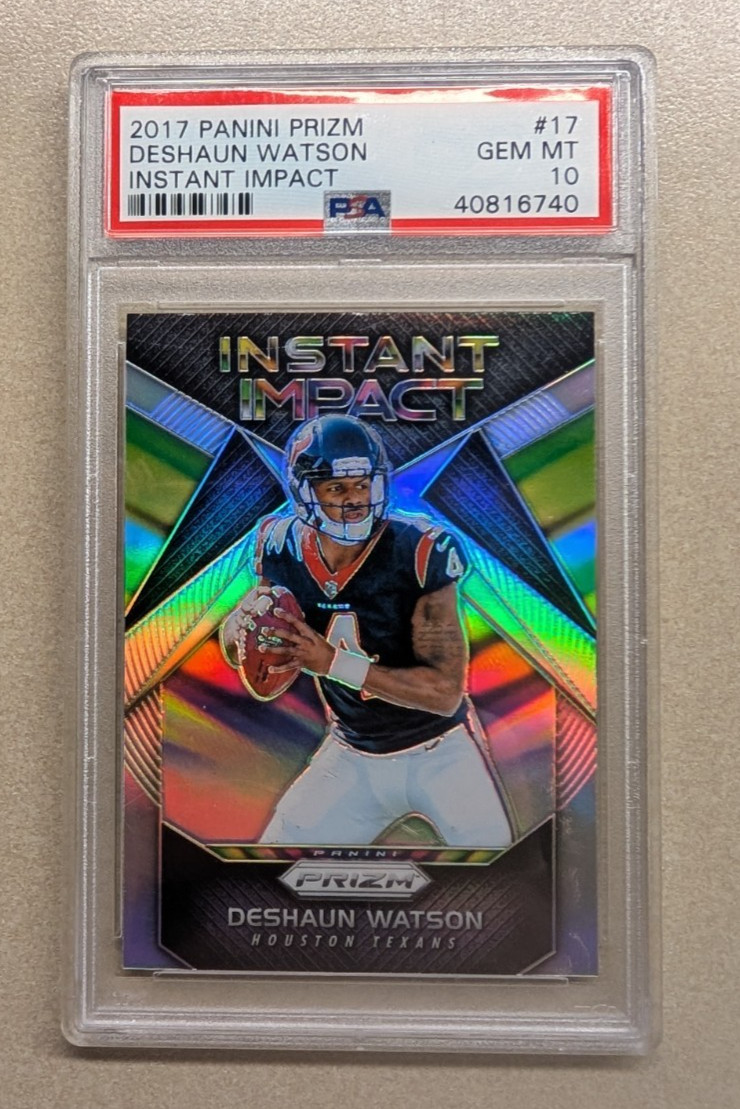 Deshaun Watson Panini Prizm Instant Impact #17 Base
