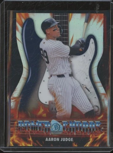 2026 Bowman AARON JUDGE Chrome Power Chords Refractor Insert JA290