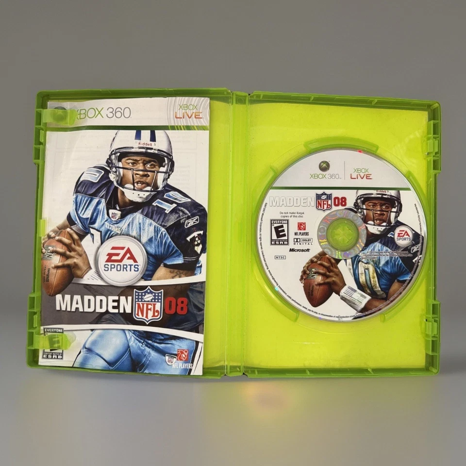 Madden NFL 08 Microsoft Xbox 360 Video Game Complete w/ Manual EA Sports ESPN - Image 4 of 4
