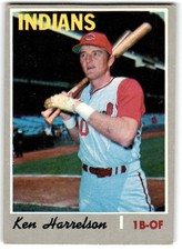 1970 Topps Ken Harrelson Cleveland Indians #545