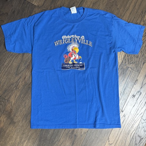 Jimmy Buffett T shirt CHICAGO Labor Day 2005 Wrigleyville Parrott VINTAGE Large