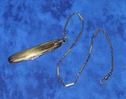 Vintage Mens Breast Pocket 13" 12K Gold Filled Pocket Watch Fob and Pen Knife — photo 7