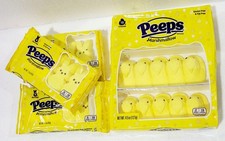 NEW Marshmallow Peeps - Yellow Easter Bunnies Chicks