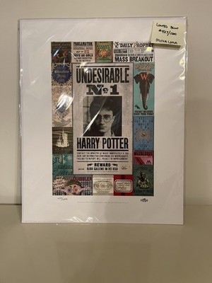 Minalima Harry Potter - Undesirable No 1 - Limited Edition  /1000 Print