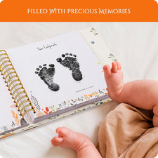 Baby Book Keepsake 146 Page Baby Journal for First 5 Years Baby Memory Scrapbook