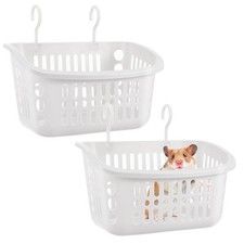 2 Pcs Small Animal Hanging Hammock Cage Accessories Hamster Nest Basket