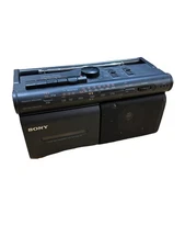 Sony CFM-30TW AM/FM Weatherband Radio Cassette-Recorder Corded Battery Tested