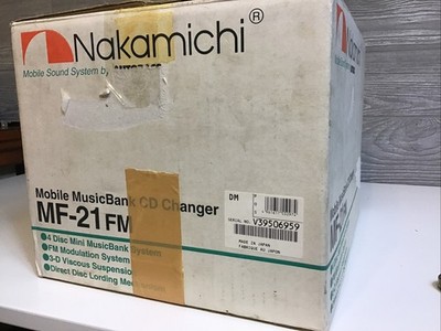 Vintage Nakamichi MF-21FM Mobile MusicBank Car CD Changer - Open